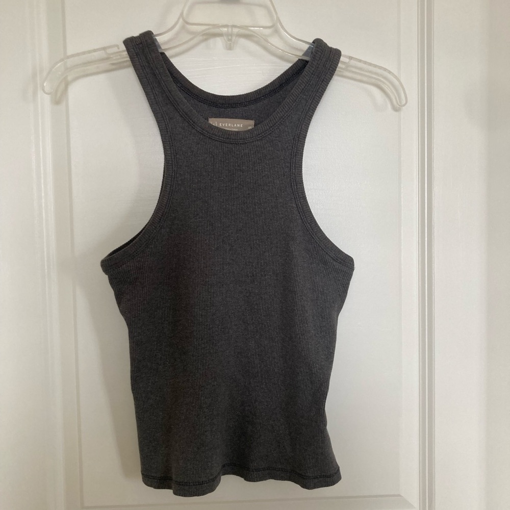 Everlane Charcoal Tank Top
